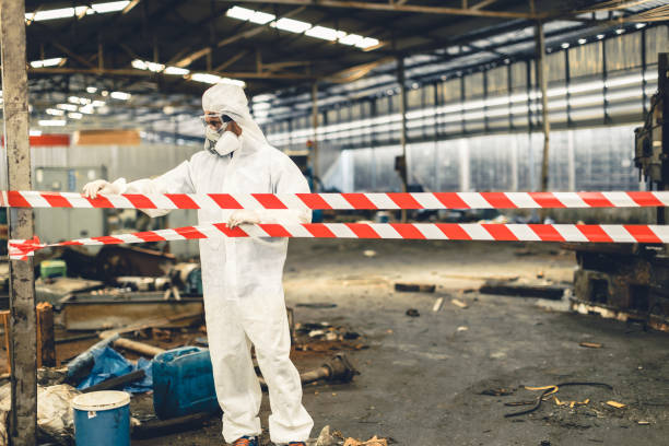 Professional Infectious Disease Decontamination technician working in New Haven, MI